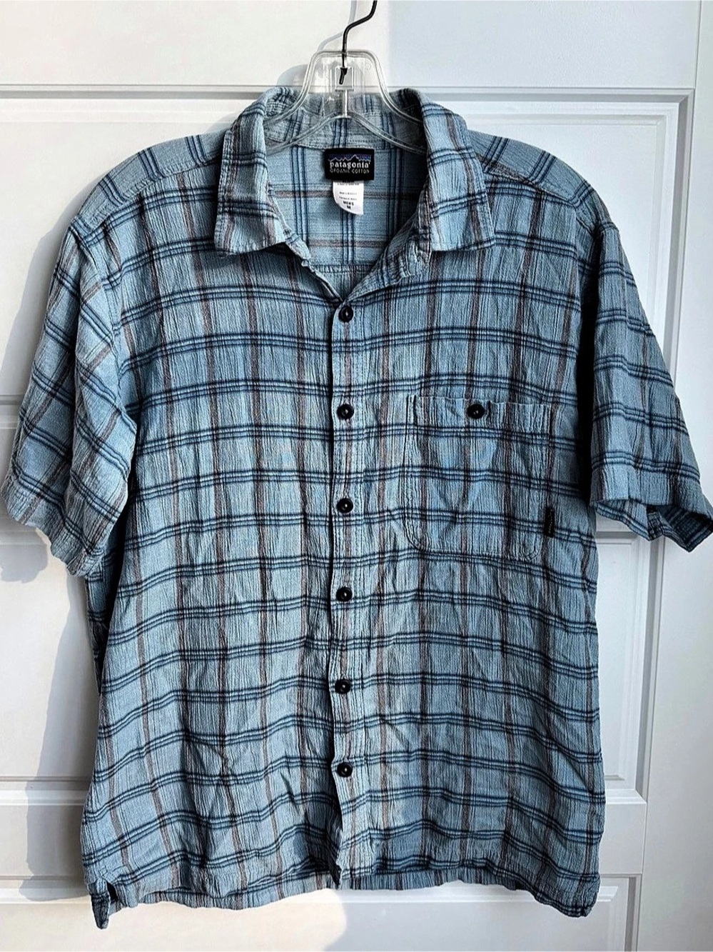 Patagonia Men’s A/C Short Sleeve Shirt Organic Cotton Size Medium